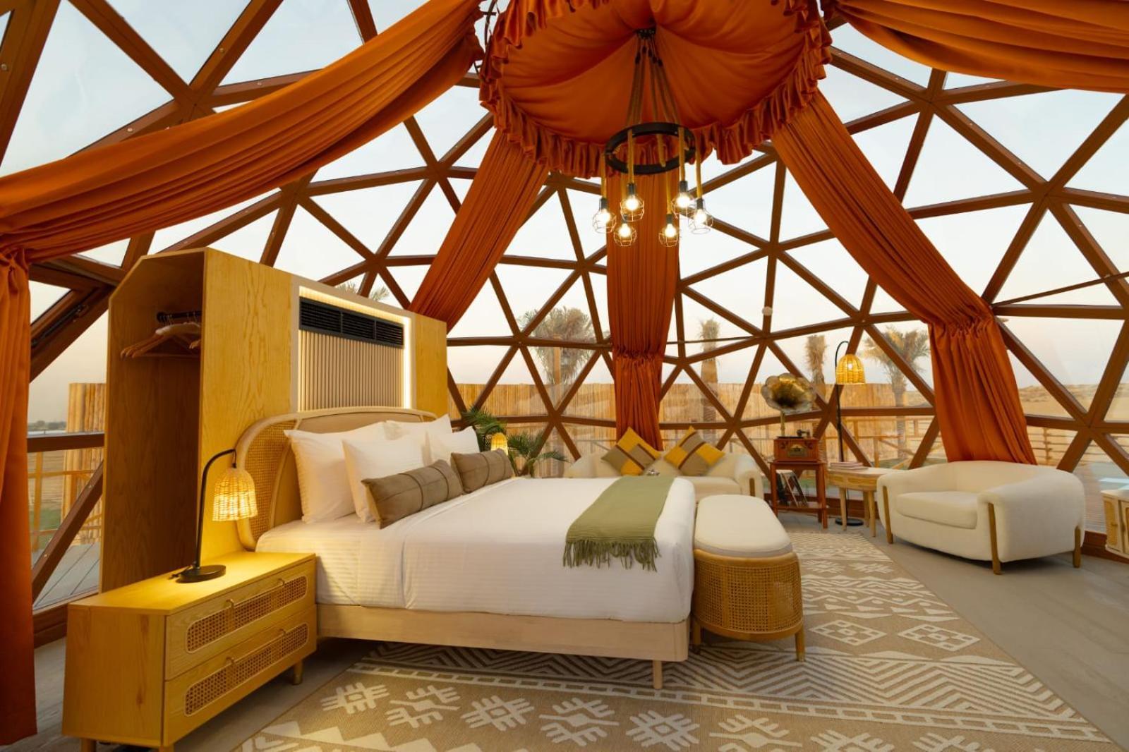 Al Marmoom Oasis Luxury Experiential Desert Resort Dubai Bagian luar foto