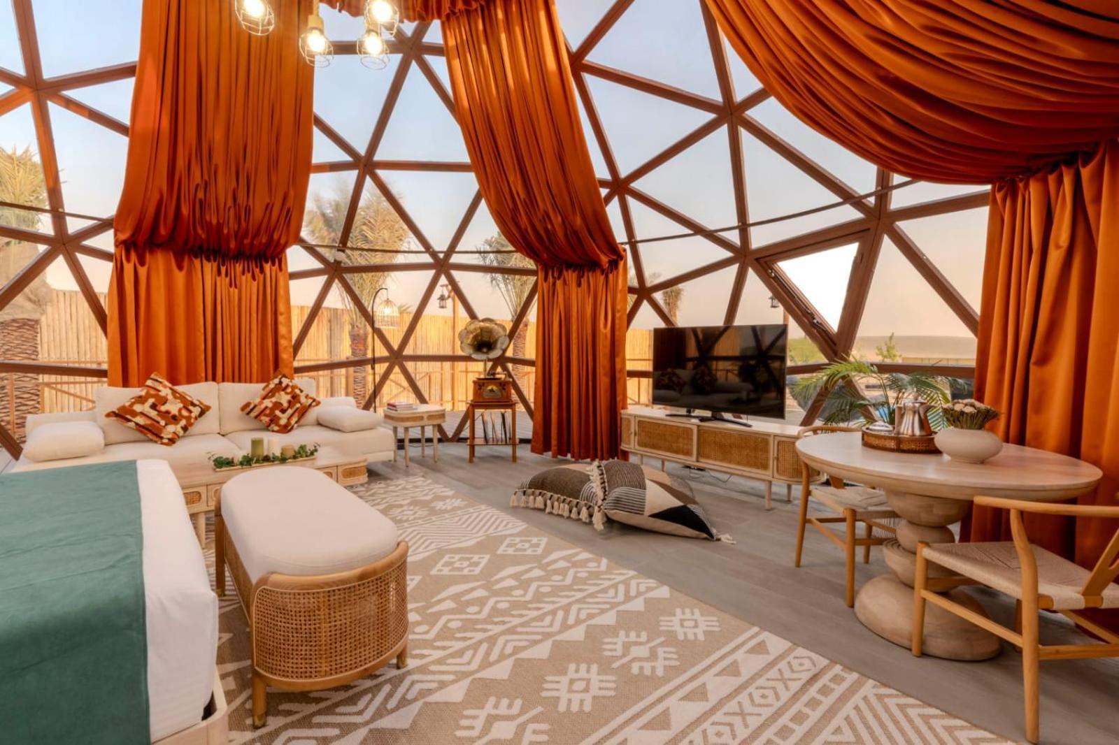 Al Marmoom Oasis Luxury Experiential Desert Resort Dubai Bagian luar foto